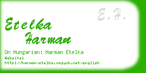 etelka harman business card